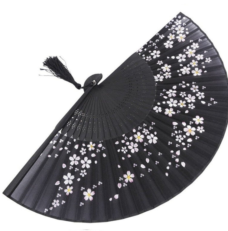 Ladies Silk Folding Fan