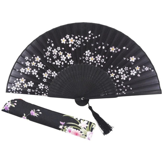 Ladies Silk Folding Fan