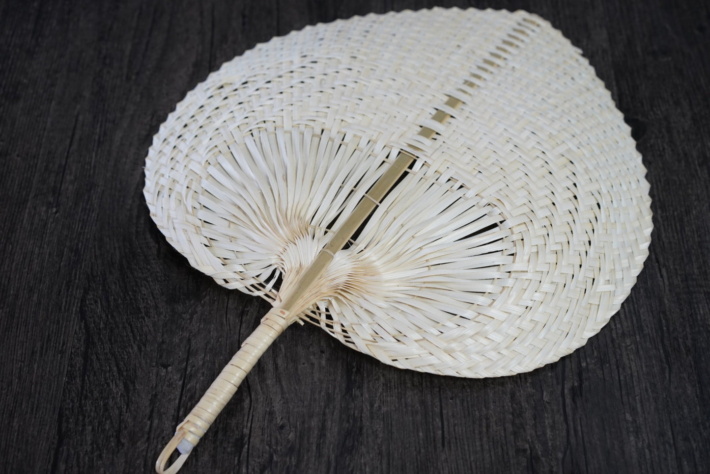 Woven Bamboo Fan