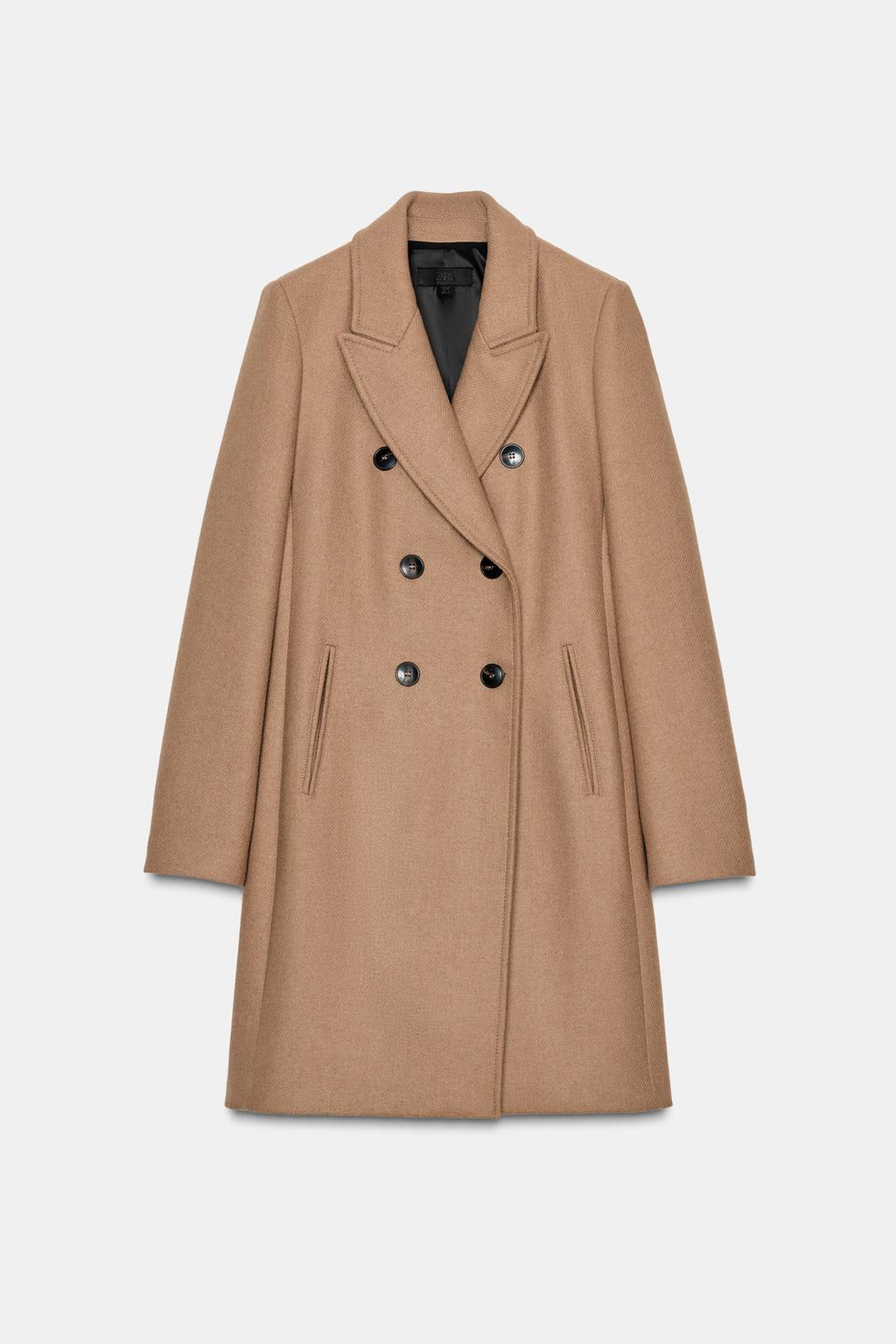 ZARA DOUBLE-BREASTED COAT